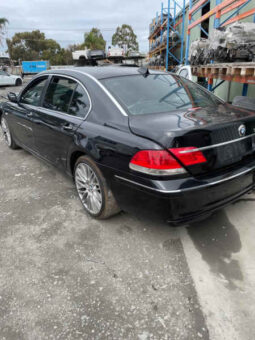 DRY CREEK WRECKERS-10/2005 BMW 750i E65 5LTR V8 AUTO RWD SEDAN BLACK