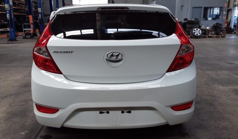 Wrecking 2015 Hyundai RB Accent Active 1.4L Auto Petrol Hatch | Stock No. W1867 full