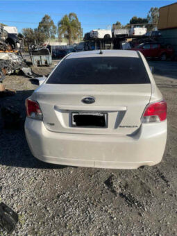 DRY CREEK WRECKERS-12/2011 SUBARU IMPREZA GJ 2L MANUAL 4CYL FB20A AWD SEDAN WHITE full