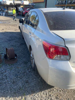 DRY CREEK WRECKERS-12/2011 SUBARU IMPREZA GJ 2L MANUAL 4CYL FB20A AWD SEDAN WHITE full