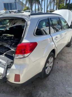 DRY CREEK WRECKERS – 7/2010 SUBARU OUTBACK BR 3.6LTR 6CYL PETROL WAGON WHITE AWD full